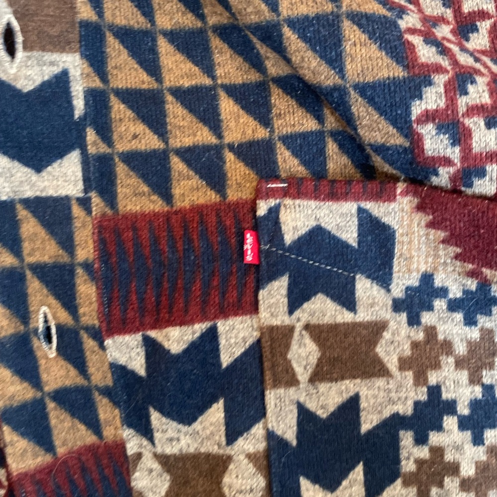 Geometric Patterned Shacket - image 2